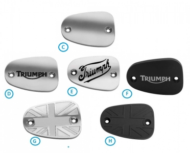 Triumph Style Brake master cylinder cover