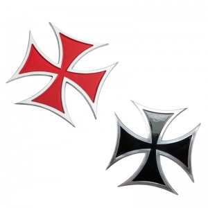 Maltese cross emblem