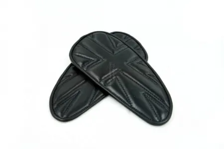 Raw & Rugged leather knee pads for Triumph and Royal Enfield