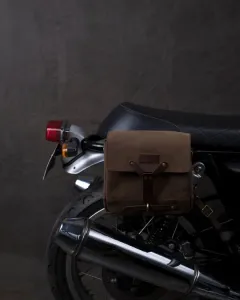 Leather Messenger Bag Brown Trip Machine - 3