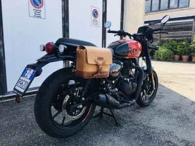 Leather Messenger Bag Brown Trip Machine