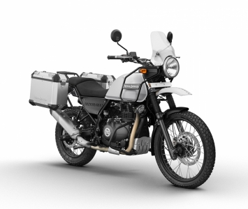 Royal Enfield Himalayan aluminum suitcases with supports - 5