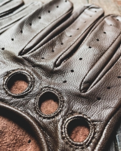 gants Vintage Raw and Rugged marron - 5