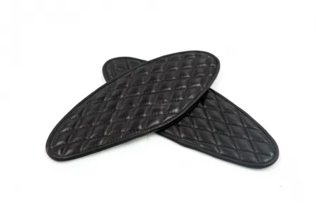 Raw & Rugged leather knee pads for Royal Enfield HNTR 350