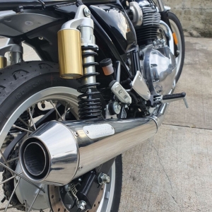 Mistral exhausts for Royal Enfield Interceptor/Continental GT 650 EU approved