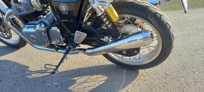 Mistral exhausts for Royal Enfield Interceptor/Continental GT 650 EU approved - 5