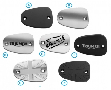Triumph Style Brake master cylinder cover - 0