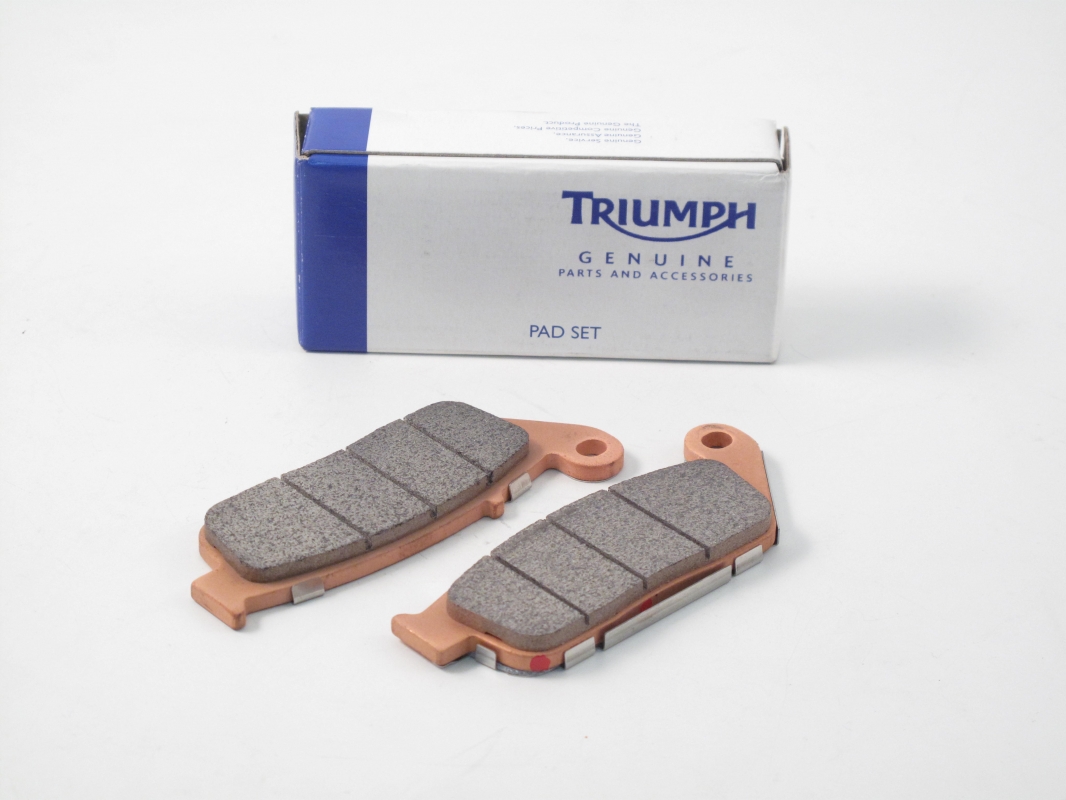front pads set genuine Triumph from 2016