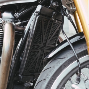 Union Jack cooling radiator grille for Triumph - 7
