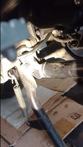 raised rear brake caliper bracket Bonneville/Thruxton/Scrambler - 10