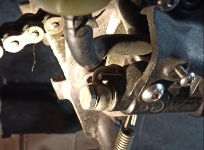 raised rear brake caliper bracket Bonneville/Thruxton/Scrambler - 11