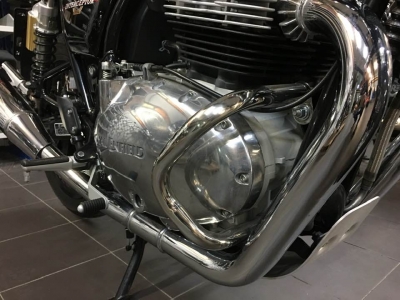 Royal Enfield Interceptor/Continental 650 stainless steel engine guard - 2