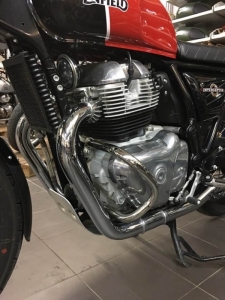 Royal Enfield Interceptor/Continental 650 stainless steel engine guard - 5