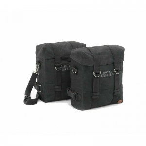 pair of Royal Enfield military style bags - 1