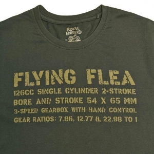 Flying Flea T- shirt Royal Enfield - 3