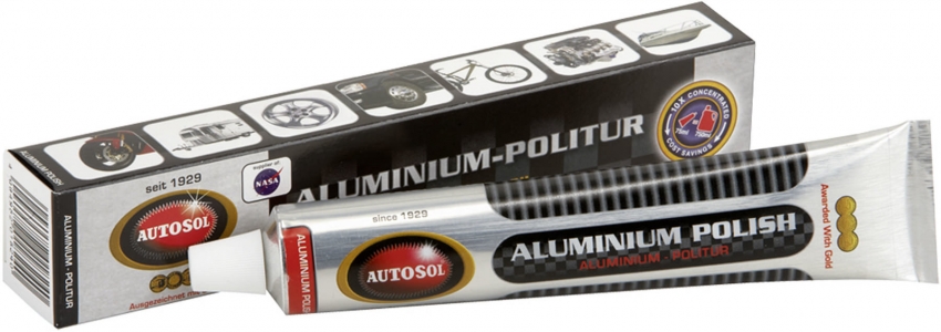 Autosol aluminum and chrome polish