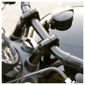 Triumph and Royal Enfield 28,6mm Fat Bar pull back risers - 6