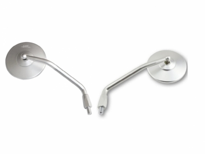 pair of CE approved silver Clubman LSL mirrors