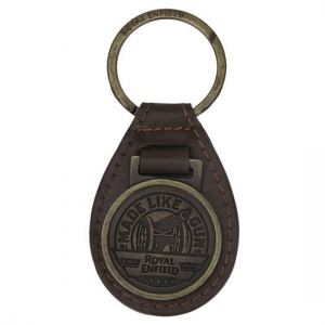 Royal Enfield leather key ring