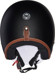 Royal Enfield Matt Black jet helmet with visor - 2