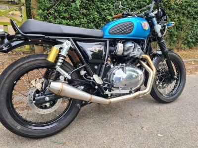 Stinger 2 in 1 full exhaust system for Royal Enfield Twins 650 - 7