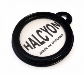 Halcyon black tax disc holder