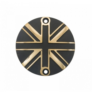 stemma coperchio frizione/alternatore Vintage in ottone per Triumph - 2