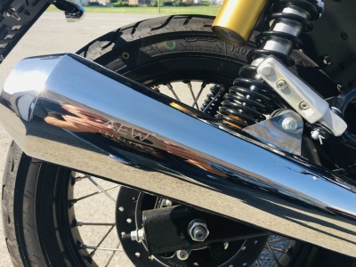 AEW TE103SS silencers for Royal Enfield Interceptor/Continental GT 650